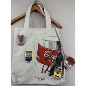 Andy Warhol x Loop Canvas Foldable Reusable Bag Campbell's Soup Can Pop Art